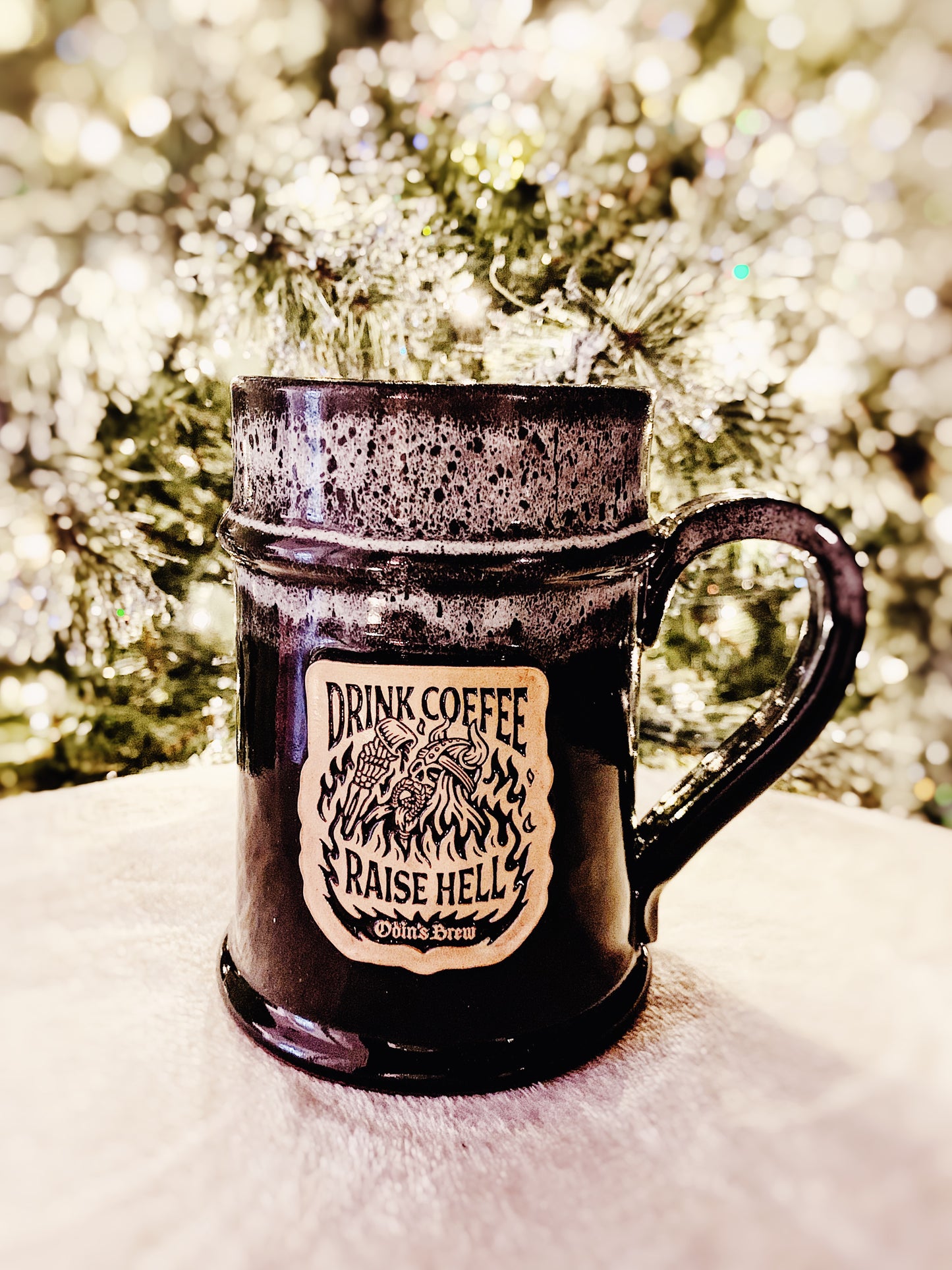 RAISE HELL Mug (Black & White)