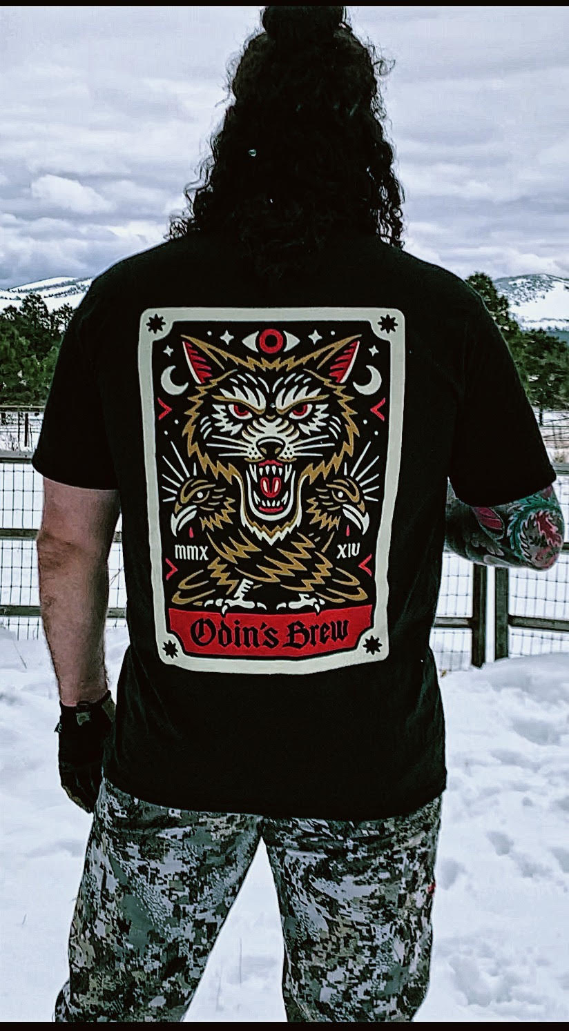 Odin's Wolf and Ravens Shirt